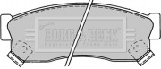 BBP1244 Sada brzdových platničiek kotúčovej brzdy BORG & BECK