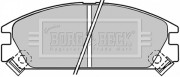 BBP1249 Sada brzdových platničiek kotúčovej brzdy BORG & BECK