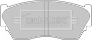 BBP1253 Sada brzdových platničiek kotúčovej brzdy BORG & BECK