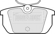 BBP1261 Sada brzdových platničiek kotúčovej brzdy BORG & BECK