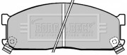 BBP1271 Sada brzdových platničiek kotúčovej brzdy BORG & BECK