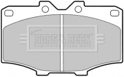 BBP1278 Sada brzdových platničiek kotúčovej brzdy BORG & BECK