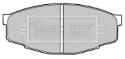 BBP1285 Sada brzdových platničiek kotúčovej brzdy BORG & BECK