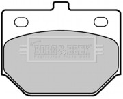 BBP1286 Sada brzdových platničiek kotúčovej brzdy BORG & BECK