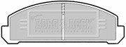 BBP1289 Sada brzdových platničiek kotúčovej brzdy BORG & BECK