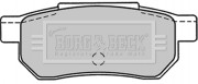 BBP1301 Sada brzdových platničiek kotúčovej brzdy BORG & BECK