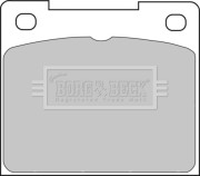 BBP1307 Sada brzdových platničiek kotúčovej brzdy BORG & BECK