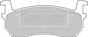 BBP1309 Sada brzdových destiček, kotoučová brzda BORG & BECK