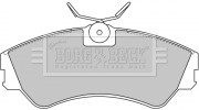 BBP1316 Sada brzdových platničiek kotúčovej brzdy BORG & BECK