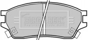 BBP1325 Sada brzdových platničiek kotúčovej brzdy BORG & BECK