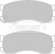 BBP1336 Sada brzdových platničiek kotúčovej brzdy BORG & BECK
