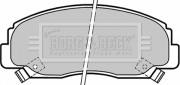 BBP1341 Sada brzdových platničiek kotúčovej brzdy BORG & BECK