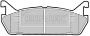 BBP1344 Sada brzdových platničiek kotúčovej brzdy BORG & BECK