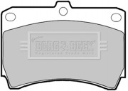 BBP1365 Sada brzdových platničiek kotúčovej brzdy BORG & BECK
