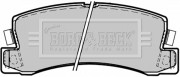 BBP1371 Sada brzdových platničiek kotúčovej brzdy BORG & BECK