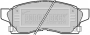 BBP1373 Sada brzdových platničiek kotúčovej brzdy BORG & BECK