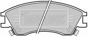 BBP1378 Sada brzdových platničiek kotúčovej brzdy BORG & BECK