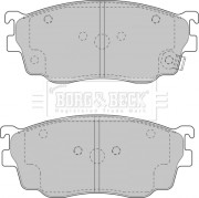 BBP1404 Sada brzdových platničiek kotúčovej brzdy BORG & BECK