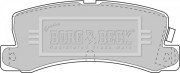 BBP1405 Sada brzdových platničiek kotúčovej brzdy BORG & BECK