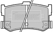 BBP1413 Sada brzdových platničiek kotúčovej brzdy BORG & BECK