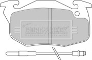 BBP1425 Sada brzdových platničiek kotúčovej brzdy BORG & BECK
