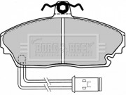 BBP1432 Sada brzdových platničiek kotúčovej brzdy BORG & BECK