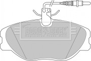 BBP1438 Sada brzdových platničiek kotúčovej brzdy BORG & BECK