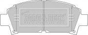 BBP1440 Sada brzdových platničiek kotúčovej brzdy BORG & BECK
