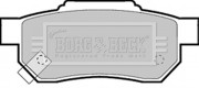 BBP1453 Sada brzdových platničiek kotúčovej brzdy BORG & BECK