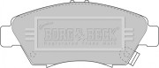 BBP1457 Sada brzdových platničiek kotúčovej brzdy BORG & BECK