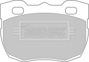 BBP1496 Sada brzdových platničiek kotúčovej brzdy BORG & BECK
