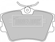 BBP1501 Sada brzdových platničiek kotúčovej brzdy BORG & BECK