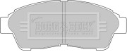 BBP1502 Sada brzdových platničiek kotúčovej brzdy BORG & BECK