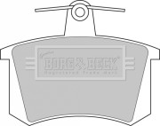 BBP1503 Sada brzdových platničiek kotúčovej brzdy BORG & BECK