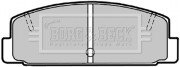 BBP1506 Sada brzdových platničiek kotúčovej brzdy BORG & BECK