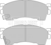 BBP1516 Sada brzdových platničiek kotúčovej brzdy BORG & BECK