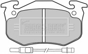 BBP1525 Sada brzdových platničiek kotúčovej brzdy BORG & BECK