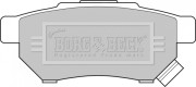 BBP1526 Sada brzdových platničiek kotúčovej brzdy BORG & BECK