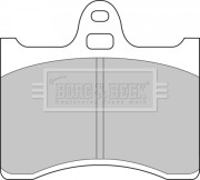 BBP1538 Sada brzdových platničiek kotúčovej brzdy BORG & BECK