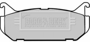 BBP1546 Sada brzdových platničiek kotúčovej brzdy BORG & BECK