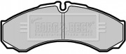 BBP1554 Sada brzdových platničiek kotúčovej brzdy BORG & BECK