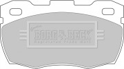 BBP1571 Sada brzdových platničiek kotúčovej brzdy BORG & BECK