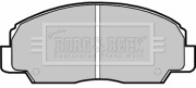 BBP1592 Sada brzdových platničiek kotúčovej brzdy BORG & BECK