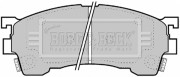 BBP1594 Sada brzdových platničiek kotúčovej brzdy BORG & BECK