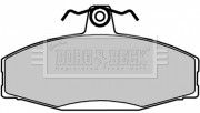 BBP1604 Sada brzdových platničiek kotúčovej brzdy BORG & BECK