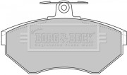 BBP1607 Sada brzdových platničiek kotúčovej brzdy BORG & BECK