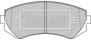 BBP1611 Sada brzdových platničiek kotúčovej brzdy BORG & BECK