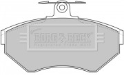 BBP1620 Sada brzdových platničiek kotúčovej brzdy BORG & BECK