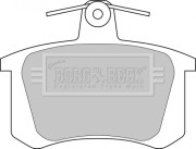 BBP1628 Sada brzdových platničiek kotúčovej brzdy BORG & BECK