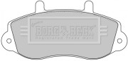 BBP1638 Sada brzdových platničiek kotúčovej brzdy BORG & BECK